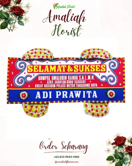 Papan Bunga Ucapan Selamat Penganten