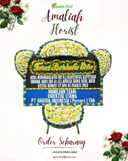 Papan Bunga Duka Penganten